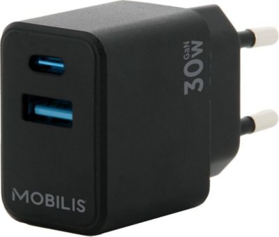 Chargeur USB C MOBILIS Secteur 30W GaN port USB-C Universel