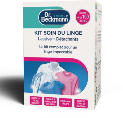 Détachant textile DR BECKMANN starter pack détachant + lessive