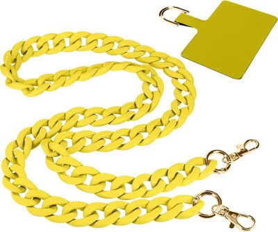 Cordon MOXIE Bijou Téléphone Maille 120cm Ibiza Jaune