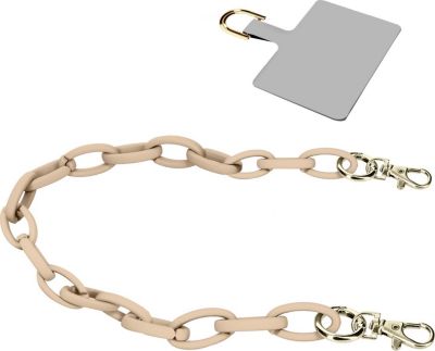 Cordon MOXIE Bijou Téléphone Maille 58cm Milano Beige