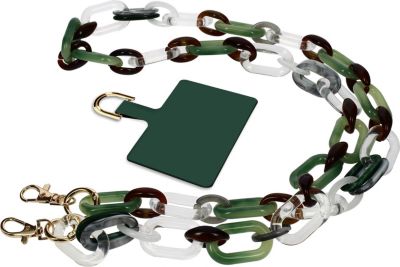 Cordon MOXIE Bijou Téléphone Maille 120cm Jade Vert