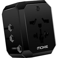Câble alimentation MOXIE avec 4 Prises + 3 USB + 1 USB C Noir