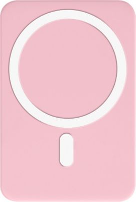 Batterie externe MOXIE Powerbank MagSafe 5000mAh 10W Rose Clair