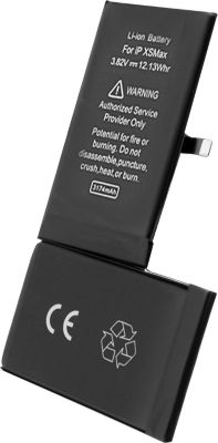 Replacement Battery For IPhone XS Max - 3174 MAh With Adhesive Strips, Matches APN 616-00506 (Black)