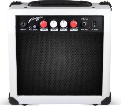 JOHNNY BROOKS Ampli de guitare blanc 20W/6,5"