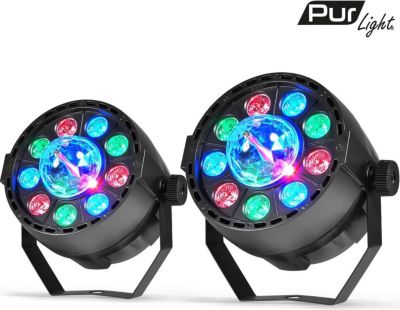 Jeu de lumières PUR LIGHT 2Jeux lumi-Proj PAR MINI+Dôme ASTRO LED