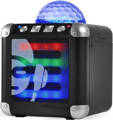 Enceinte nomade IDANCE Mini enceinte BT LED sur batterie-USB-3W
