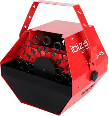 IBIZA Machine à bulles 25W rouge  LBM10-RE