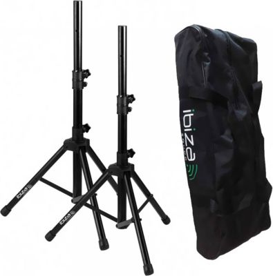 Trépied enceinte IBIZA Supports enceintes/housse 1.20M/Max 30kg Trépied enceinte IBIZA Supports enceintes/housse 1.20M/Max 30kg