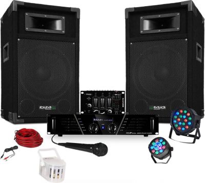 Pack sono IBIZA Pack Sono ampli + enceintes 500W + Table