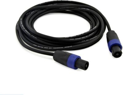 SOUNDLAB Lot de 2 Câbles Speakon mâle / mâle 10 m