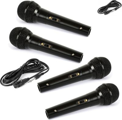 Micro MR ENTERTAINER 4 Microphones Chant KARAOKE Conférence,