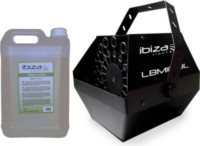 IBIZA Machine à bulles Noir grand débit IBIZA