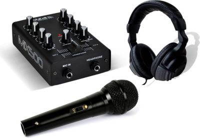 Table de mixage IBIZA Pack MIX500 + Casque + Micro