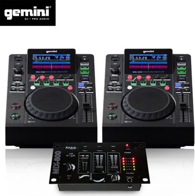 Contrôleur USB GEMINI Double Platines Lecteurs LCD Gemini MDJ-