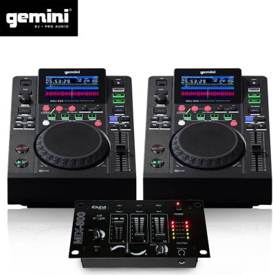 Contrôleur USB GEMINI Double Platines Lecteurs LCD Gemini MDJ- Contrôleur USB GEMINI Double Platines Lecteurs LCD Gemini MDJ-