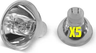 Jeu de lumières FX-LAB Lot de 5 ampoules 12V 100W GZ6.36