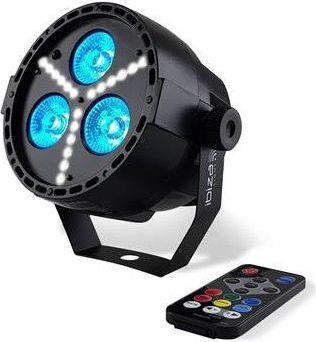 Jeu de lumières IBIZA Project PAR à LED RGBW 4en1+Strobo LED