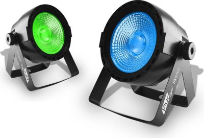 Jeu de lumières PUR LIGHT 2 Jeux de lumi PAR à LED 1x30W 3en1 RGB