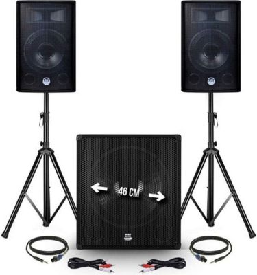 Pack sono BM SONIC Pack sono - BM SONIC - 2400W USB/SD/BT - Pack sono BM SONIC Pack sono - BM SONIC - 2400W USB/SD/BT -