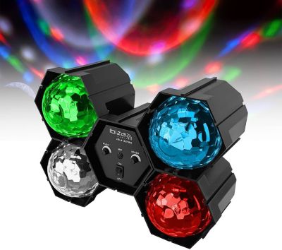 Jeu de lumières IBIZA Jeu lumi-Séquenceur LED RVB-4 effets