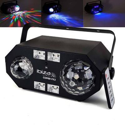 Jeu de lumières IBIZA Jeu lumi LED RVBB-ASTRO/UV/STROBO