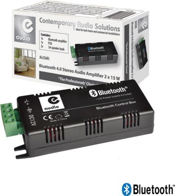 Pack sono E-AUDIO Ampli HP B425ABL 30W-BT-Alexa