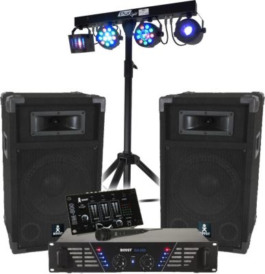 Pack sono BOOST BOOST DJ-300 Pack SONO + LIGHTS DMX