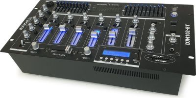 Table de mixage IBIZA DJM102-BT 19" 12 entrées bluetooth Table de mixage IBIZA DJM102-BT 19" 12 entrées bluetooth
