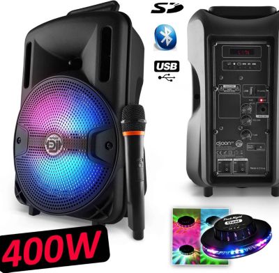 Pack sono MYDEEJAY Enceinte Mobile Party Karaoké Dj Sono PA