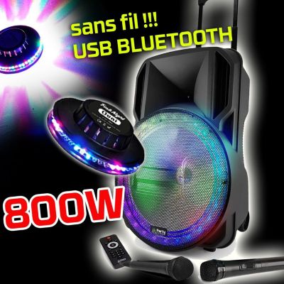 Enceinte sono PARTY LIGHT&SOUND PARTY-15RGB-OVNI-MIC 800W USB Bluetooth