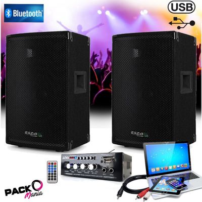 Pack sono IBIZA Pack sono Ibiza sound 600W total + Ampli Pack sono IBIZA Pack sono Ibiza sound 600W total + Ampli