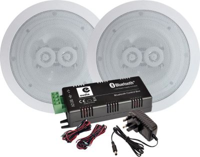Enceinte encastrable E-AUDIO Haut-parleurs 2x120W E-Audio B404, plafo
