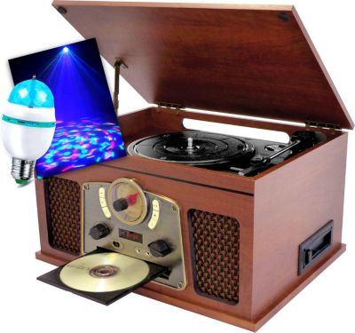 Chaîne HiFi INOVALLEY Chaîne Hifi INOVALLEY RETRO10E-BTH-N vin