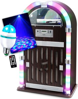 INOVALLEY Chaîne Hifi Jukebox Retro 60W avec tourn