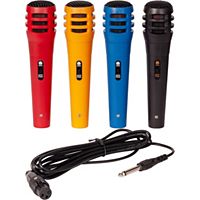Micro LTC AUDIO Pack de 4 microphone de couleur + cordon