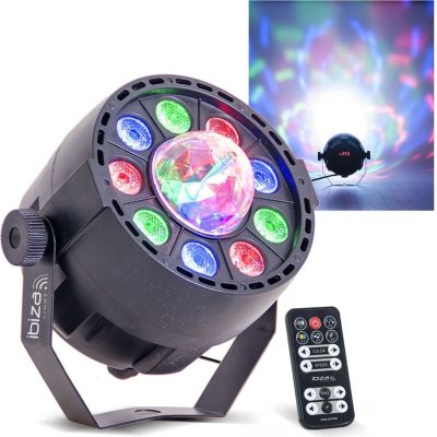 Jeu de lumières IBIZA PAR-ASTRO Projecteur 2 en 1 - DMX LED