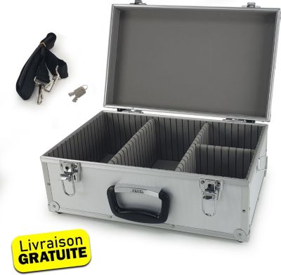  . light case . Coffret valise pour 60 Cd - Flight case Flight case . Coffret valise pour 60 Cd - Flight case