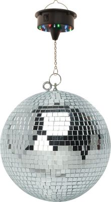 Jeu de lumières FX-LAB Boule à Facettes 50cm + Moteur boule LED