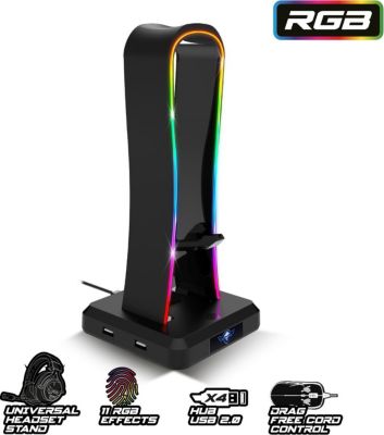 Spirit Of Gamer - Support Casque USB RGB Gamer + Casque Gamer Pro H7 Xbox  One - Series X