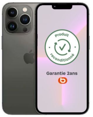Smartphone APPLE iPhone 13 Pro Graphite 128Go Reconditionné Smartphone APPLE iPhone 13 Pro Graphite 128Go Reconditionné