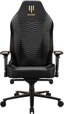 Chaise gaming ICONIC Fauteuil gamer Apollon classic gold, cha