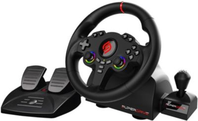 Volant + Levier de vitesses + Pédalier SUBSONIC STEERING WHEEL 220 RS-X