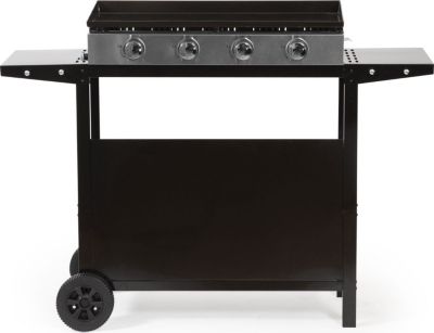 Plancha gaz HAPPY GARDEN Plancha au gaz MÉRIDA 4 brûleurs + chari