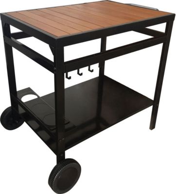 Desserte HAPPY GARDEN Desserte AVEIRO noire pour plancha