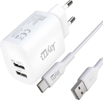 Chargeur JAYM Jaym Pack Chargeur Secteur 2 USB-A 2.4A Chargeur JAYM Jaym Pack Chargeur Secteur 2 USB-A 2.4A