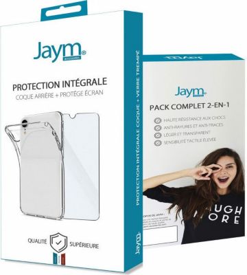Coque JAYM JAYM - Pack Intégral Coque + Verre pour Coque JAYM JAYM - Pack Intégral Coque + Verre pour