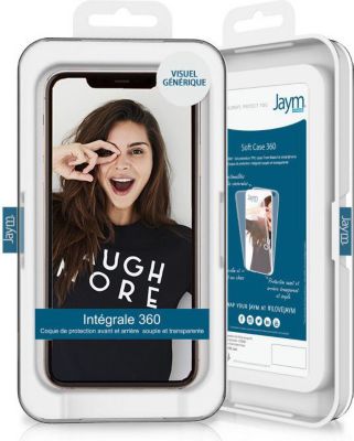 Coque JAYM JAYM - Coque Souple 360° pour Apple iPho Coque JAYM JAYM - Coque Souple 360° pour Apple iPho