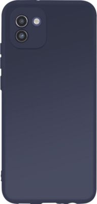 Coque JAYM Galaxy A03 4G Premium Silicone Bleu Coque JAYM Galaxy A03 4G Premium Silicone Bleu