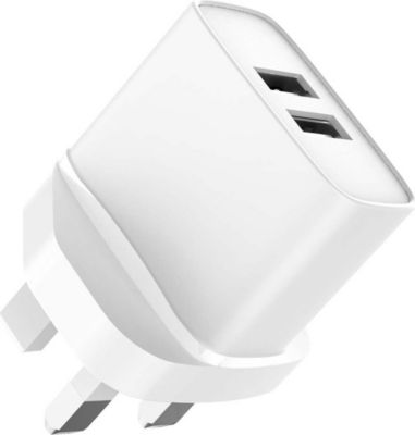 Chargeur JAYM Jaym Chargeur Secteur Double USB-A 12 W Chargeur JAYM Jaym Chargeur Secteur Double USB-A 12 W